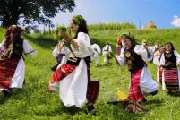 ルーマニアの田舎のお祭り
